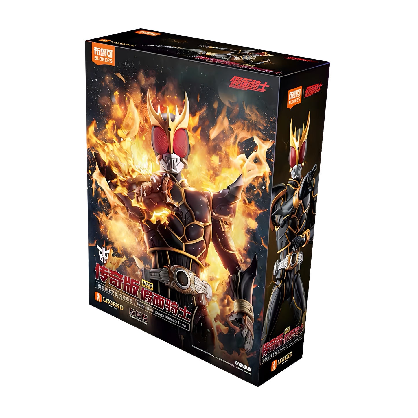仮面ライダークウガ 究極形態 アクションフィギュア LEGEND EDITION BLOKEES(布鲁可) パッケージ箱画像