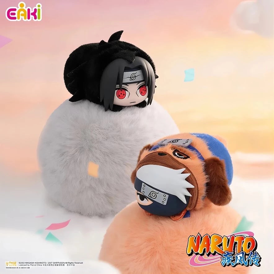 NARUTO -ナルト- 疾風伝 萌獣寝そべりパーティーシリーズ イタチ カカシのマグネットぬいぐるみ