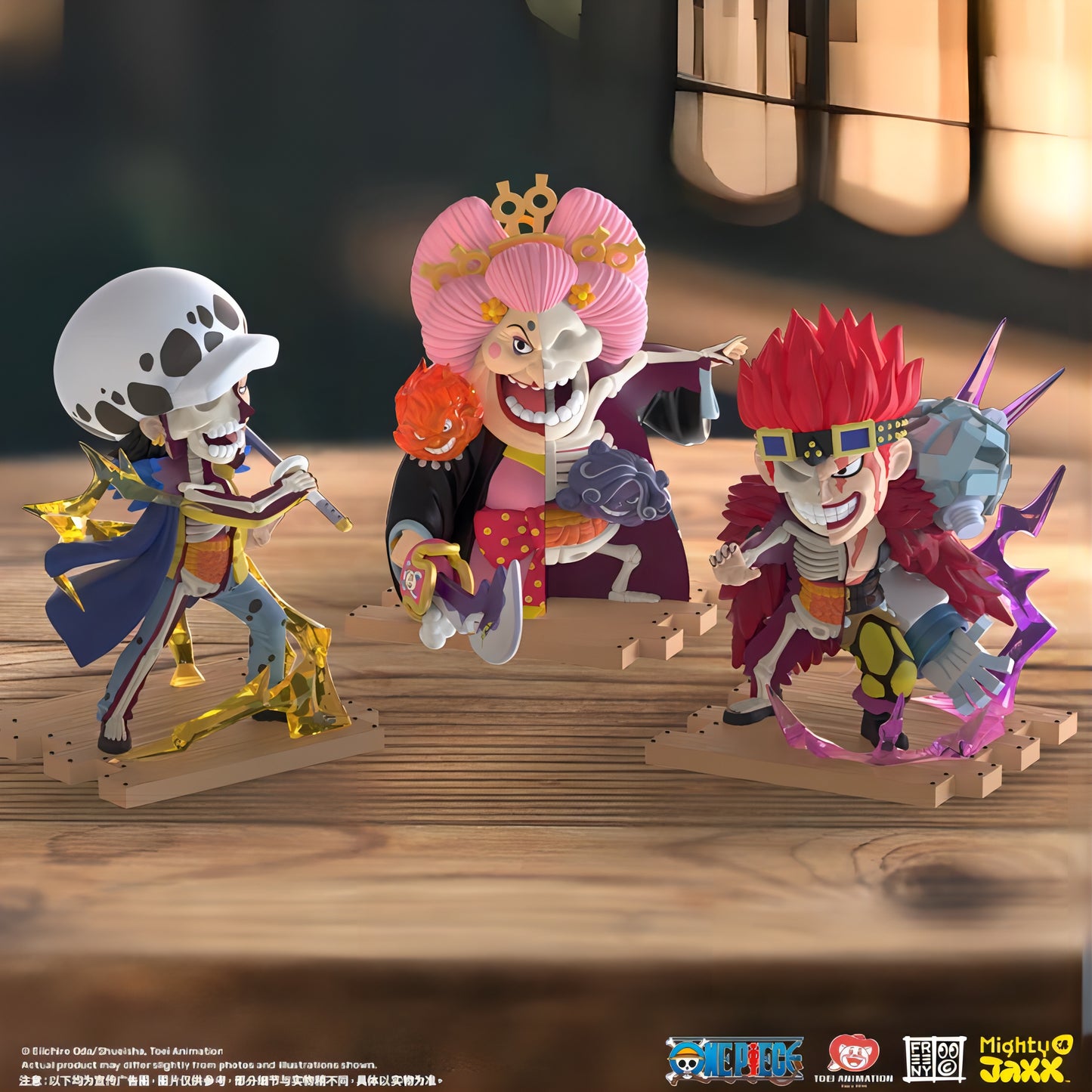 ONE PIECE Freeny Hidden Dissectibles Law Big Mom Kid ロー ビッグマム キッド ワノ国編 解剖フィギュア MIGHTY JAXX