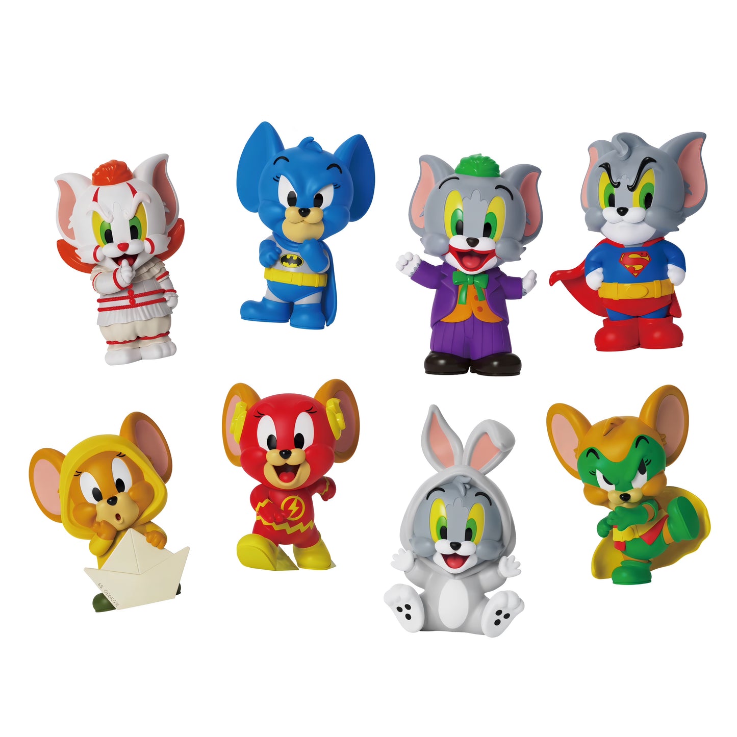 トムとジェリー WB100 VinBlop ブラインドボックス フィギュア ラインナップ集合 白背景 全8種 SOAP STUDIO 海外限定 Toydelivery