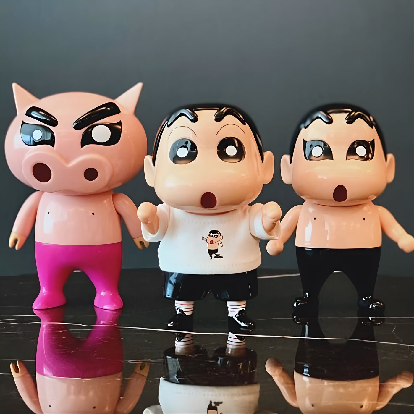 クレヨンしんちゃん アイツしんちゃん ソフビフィギュア PUNK DRUNKERSコラボ BEST.BE.FORE
