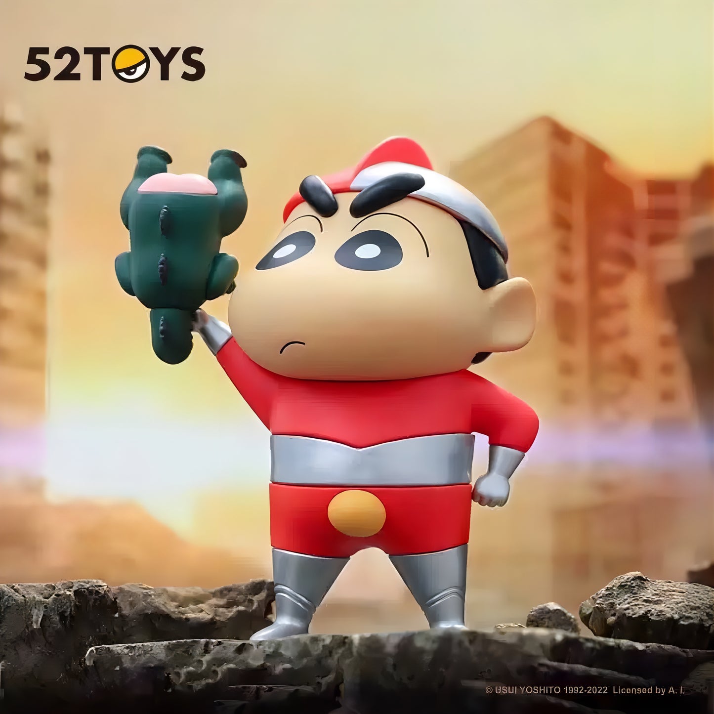 シリマルダシ 正義と平和 フィギュア クレヨンしんちゃん 52TOYS 限定版 海外限定