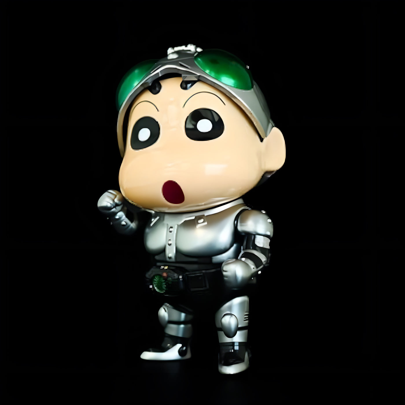 クレヨンしんちゃん 野原しんのすけ ソフビフィギュア シャドームーンコラボ