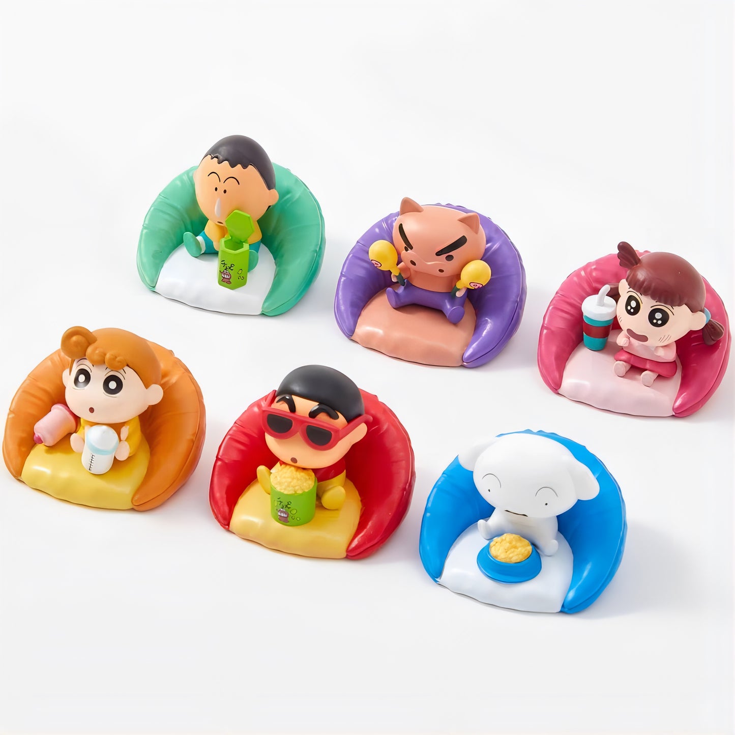 萌粒 ソファーシリーズ フィギュア ブラインドボックス クレヨンしんちゃん Jandoon 海外限定