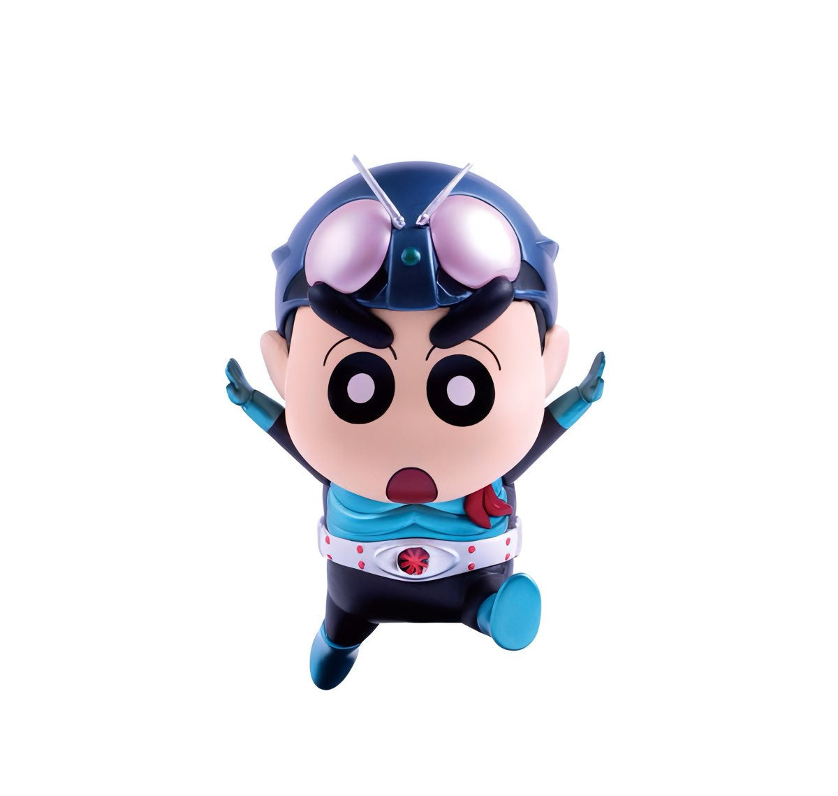 クレヨンしんちゃん フィギュア クレヨンしんちゃん x 仮面ライダー シリーズ2 メタリックカラーバージョン ブラインドボックス DGSQUARED
