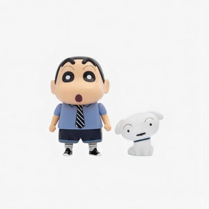 クレヨンしんちゃん しんちゃんとシロ ソフビフィギュア Cityboy