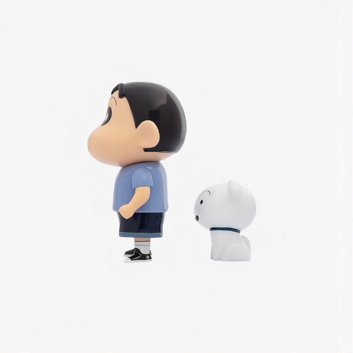 クレヨンしんちゃん Cityboyしんちゃんとシロのソフビフィギュア横向き、CATALOGコラボ世界限定100体