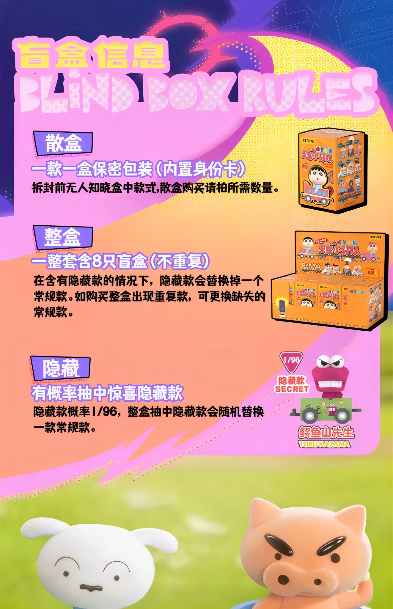 クレヨンしんちゃん フィギュア レールウェイ・スクワッドシリーズ ブラインドボックス