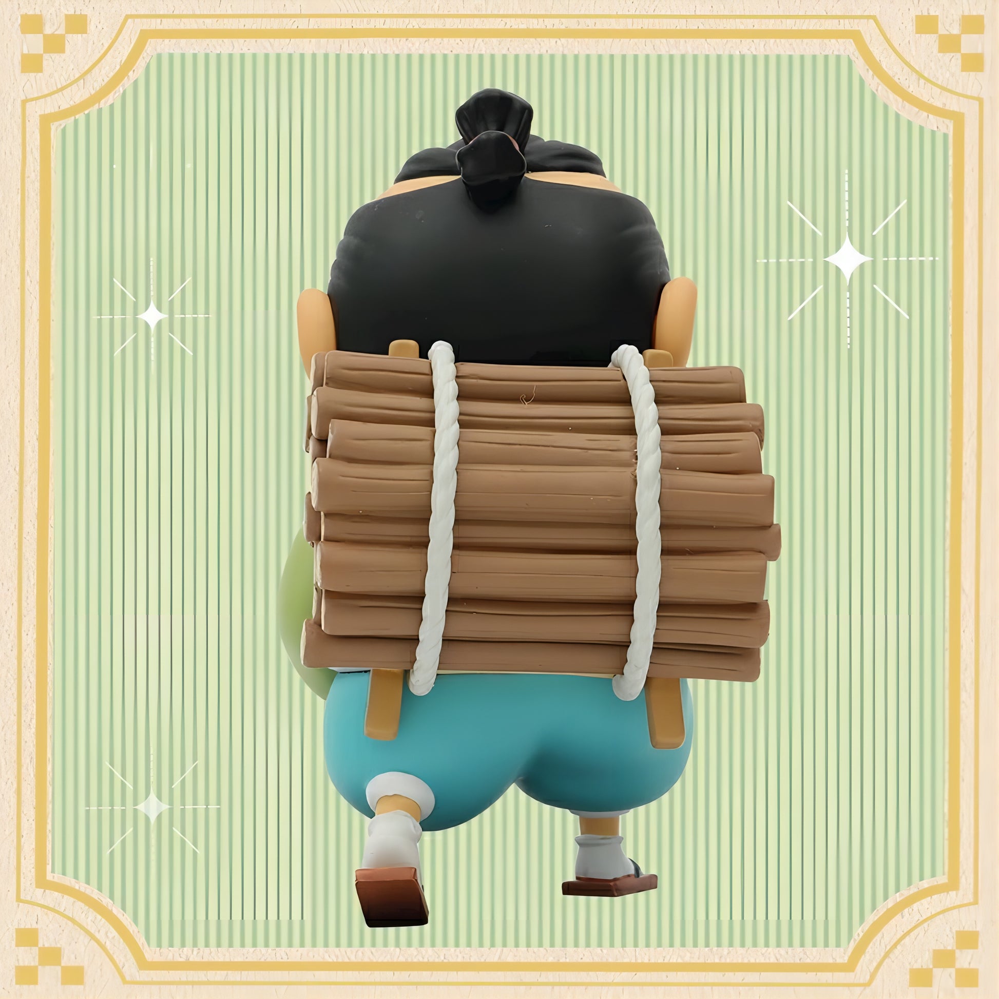 クレヨンしんちゃん 二宮金次郎 フィギュア 背面 薪を背負う姿 52TOYS 蠟筆小新