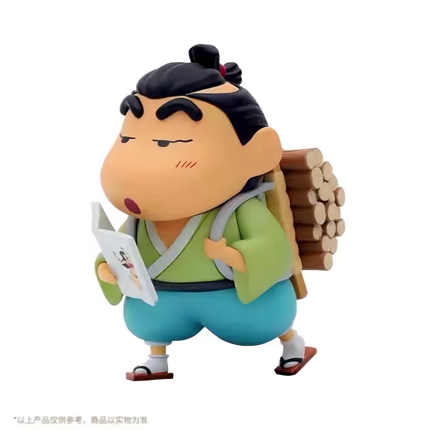 クレヨンしんちゃん 二宮金次郎 フィギュア 側面 白背景 商品画像 52TOYS 蠟筆小新