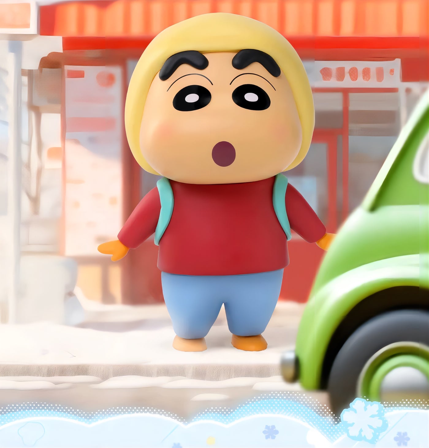 クレヨンしんちゃん 野原しんのすけ フィギュア 逛街小新 搞怪COS限定