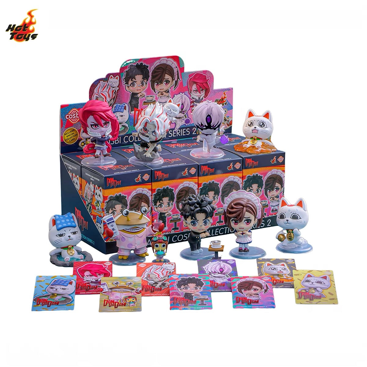 DANDADAN フィギュア COSBI COLLECTION 第2弾 ブラインドボックス 1BOXと全8種フィギュアのセット内容