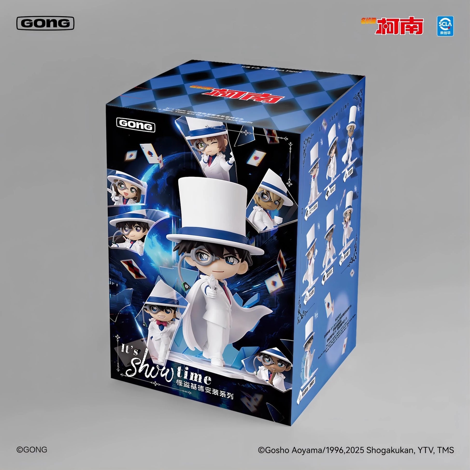 名探偵コナン 怪盗キッド 変装シリーズ フィギュア ブラインドボックス 単品パッケージ GONG 海外限定