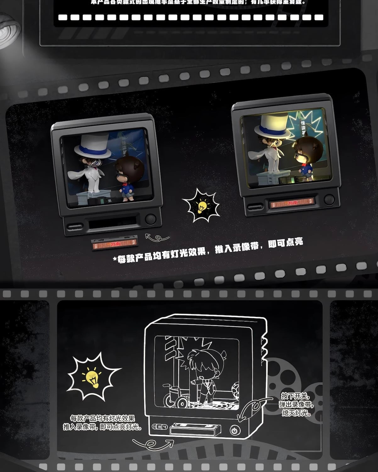 名探偵コナン フィギュア ミニシーン レトロテレビシリーズ ブラインドボックス KAYOU