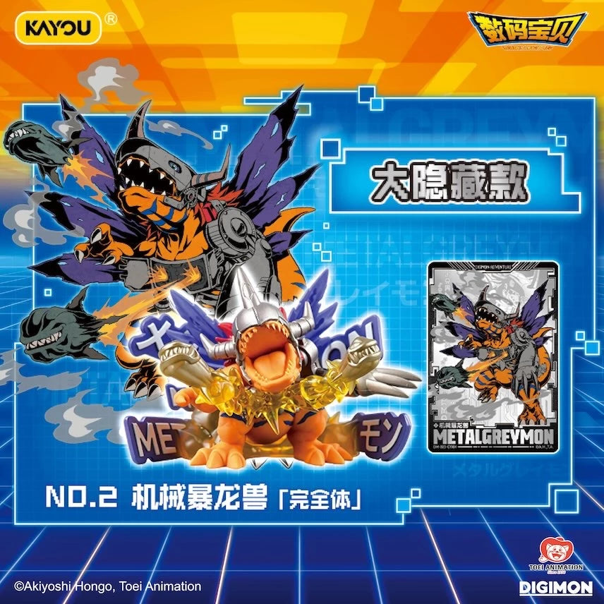 デジモンアドベンチャー フィギュア 次元進化シリーズ 第1弾 大シークレット メタルグレイモン 完全体