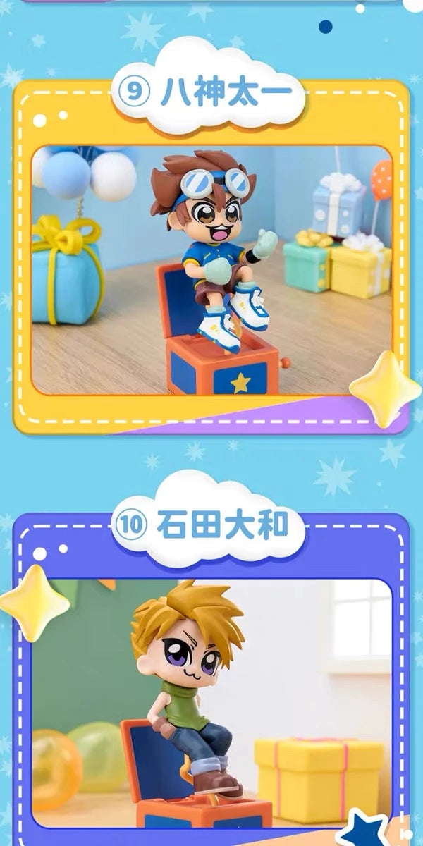 デジモンアドベンチャー フィギュア 大川ぶくぶ コラボシリーズ ブラインドボックス
