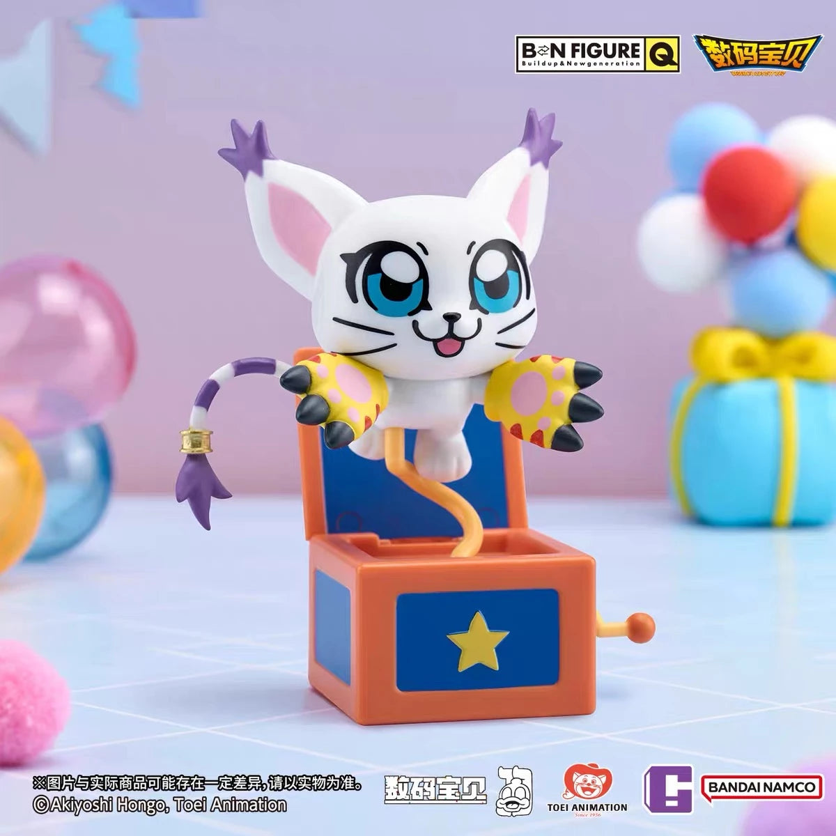 デジモンアドベンチャー フィギュア 大川ぶくぶ コラボシリーズ ブラインドボックス テイルモン 商品イメージ