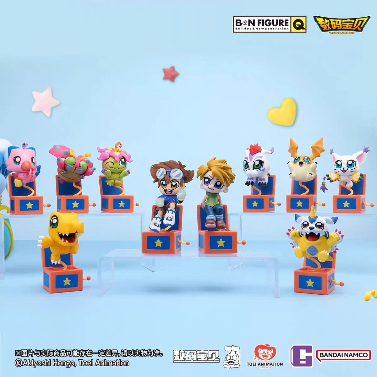 デジモンアドベンチャー フィギュア 大川ぶくぶ コラボシリーズ ブラインドボックス 全10種 ラインナップ