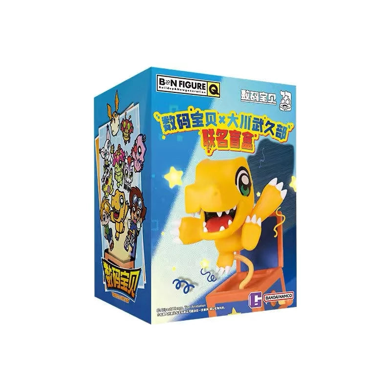 デジモンアドベンチャー フィギュア 大川ぶくぶ コラボシリーズ ブラインドボックス パッケージ