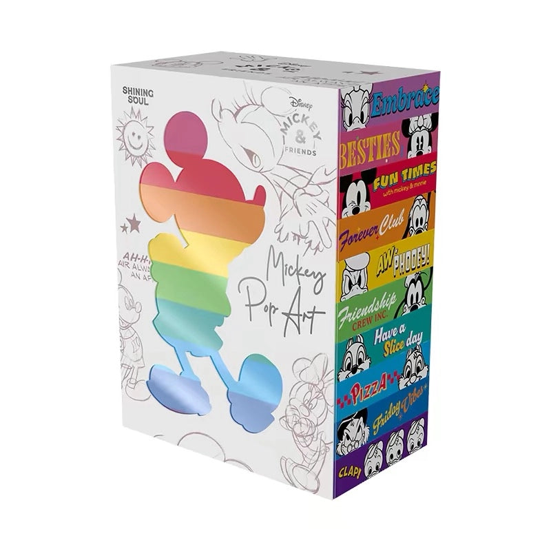 Disney ミッキー＆フレンズ トレーディングカード POP ART コレクション SHINING SOUL BOXパッケージ