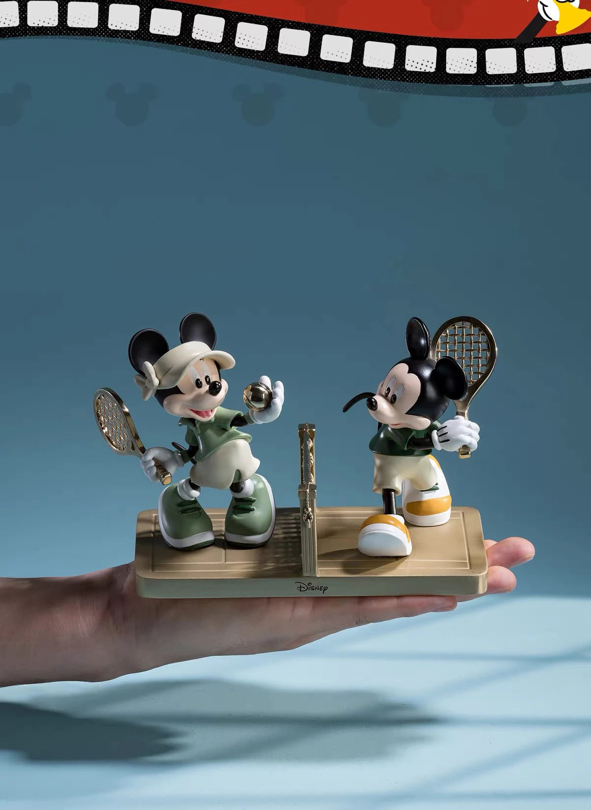 ディズニー ミッキーマウス＆ミニーマウス スタチュー スポーツシリーズ テニス Ver.