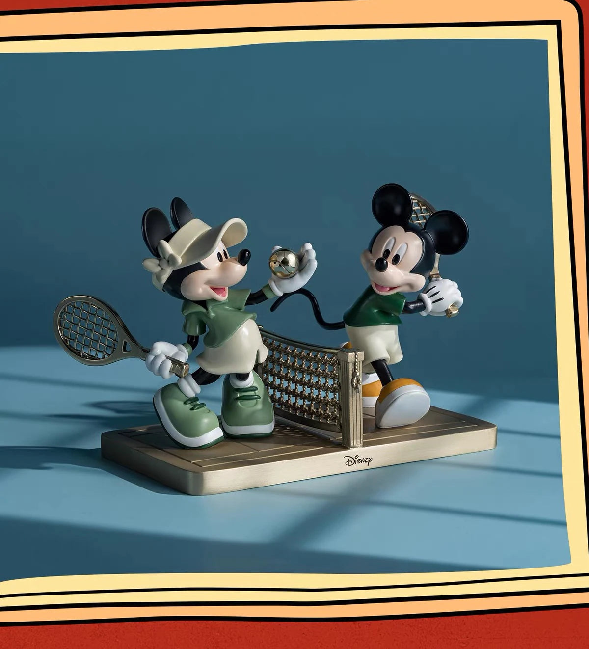 ディズニー ミッキーマウス＆ミニーマウス スタチュー スポーツシリーズ テニス Ver.