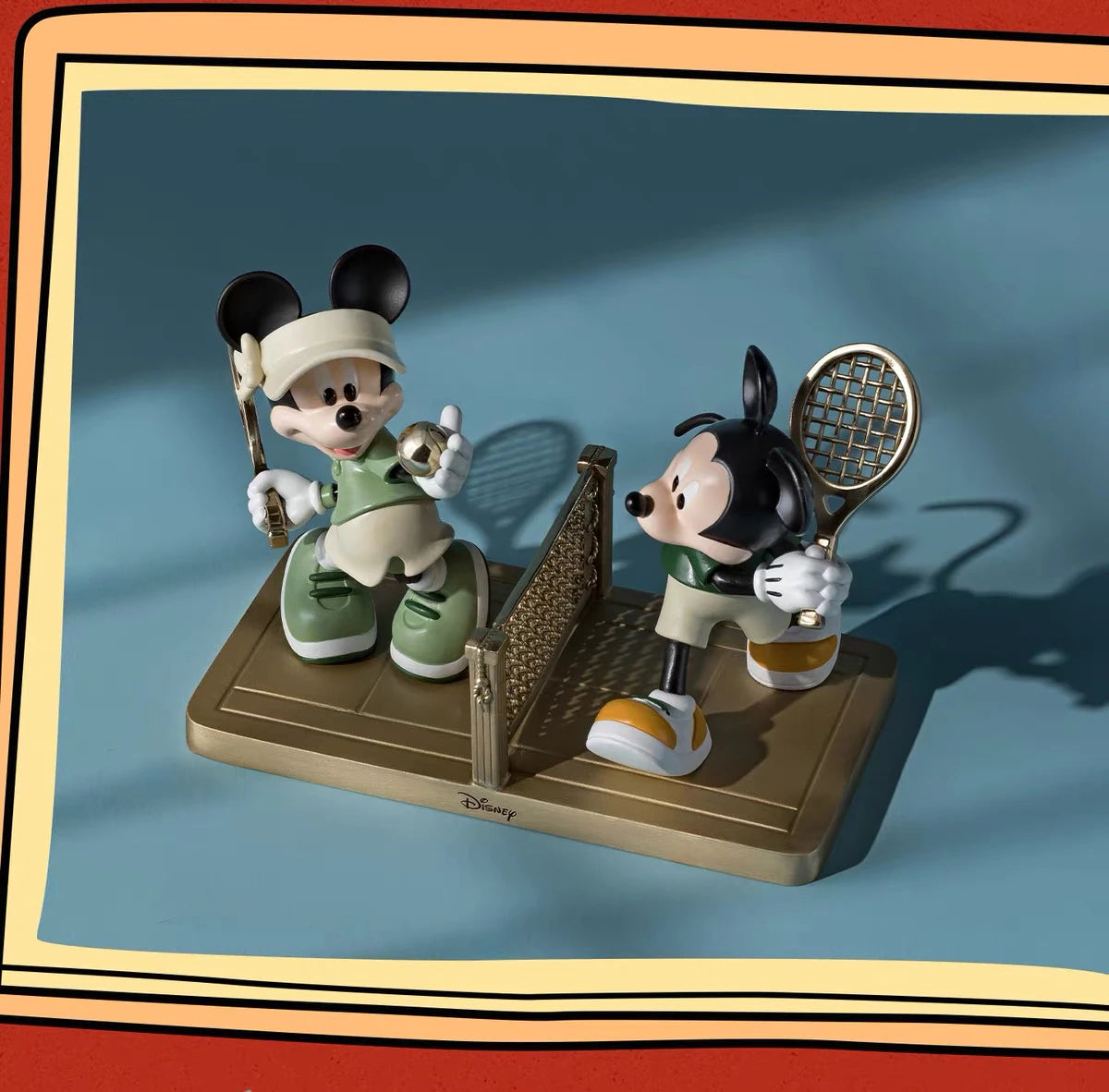 ディズニー ミッキーマウス＆ミニーマウス スタチュー スポーツシリーズ テニス Ver.