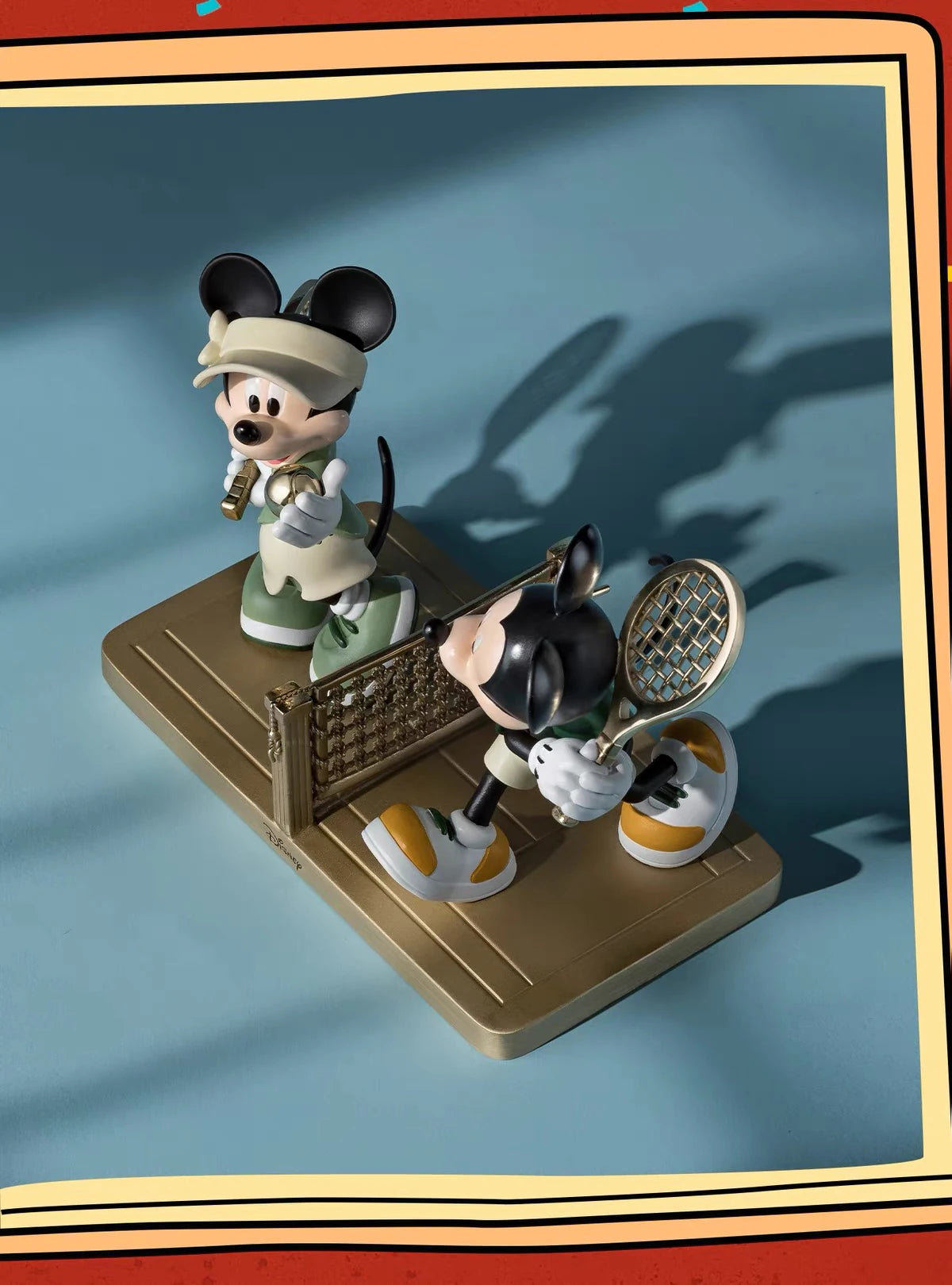 ディズニー ミッキーマウス＆ミニーマウス スタチュー スポーツシリーズ テニス Ver.