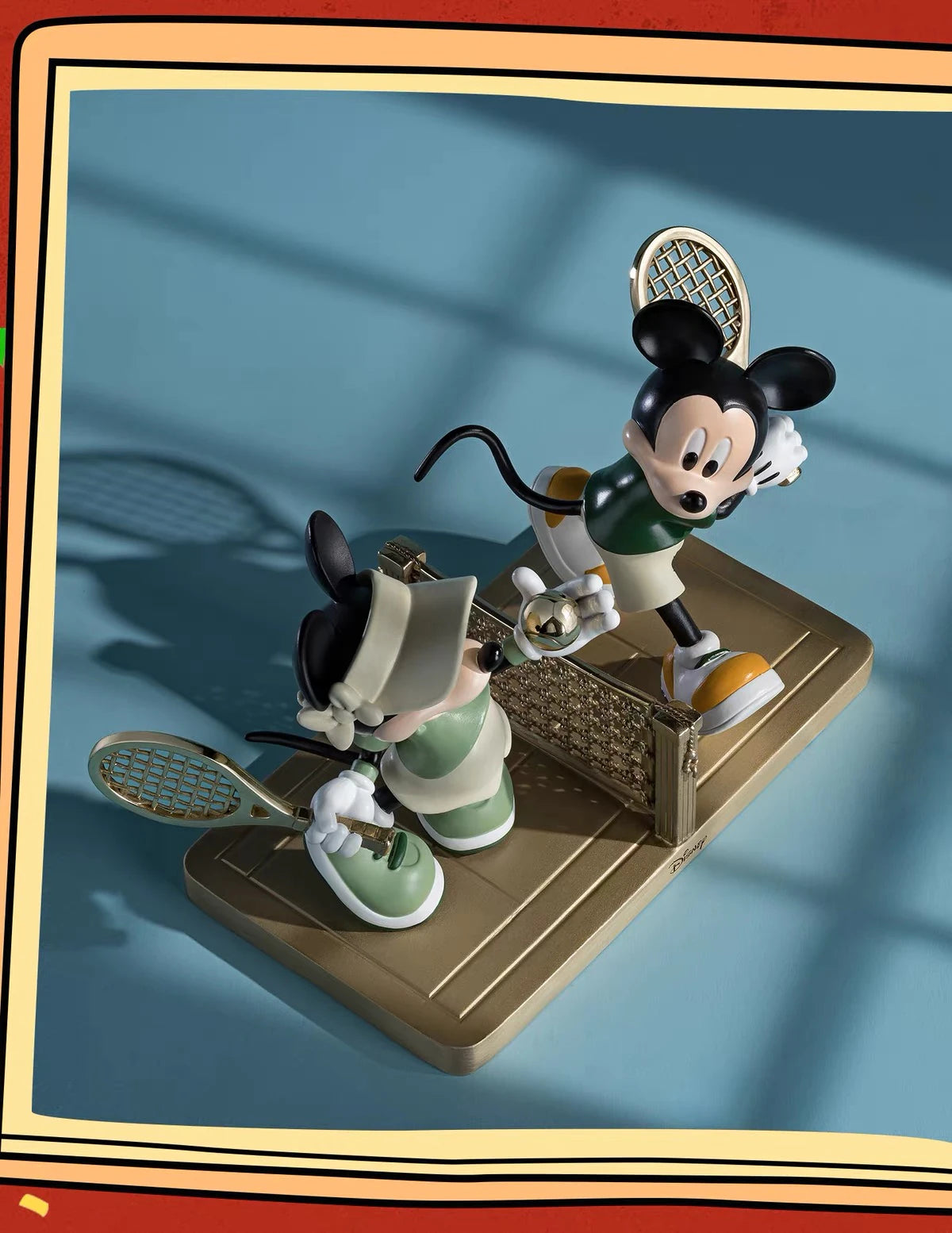 ディズニー ミッキーマウス＆ミニーマウス スタチュー スポーツシリーズ テニス Ver.