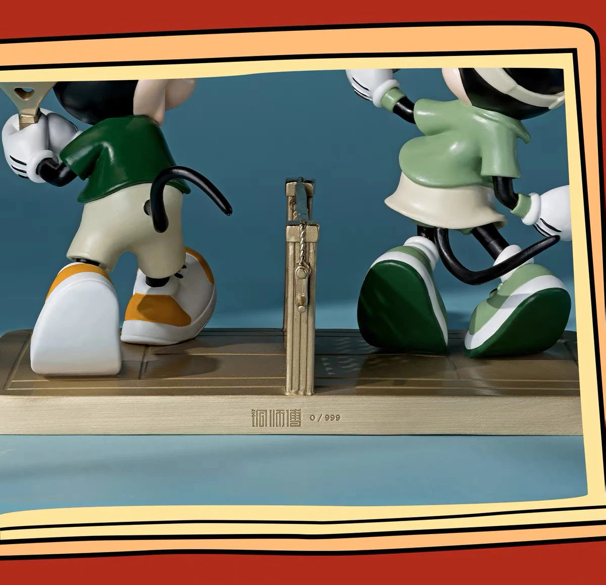 ディズニー ミッキーマウス＆ミニーマウス スタチュー スポーツシリーズ テニス Ver.