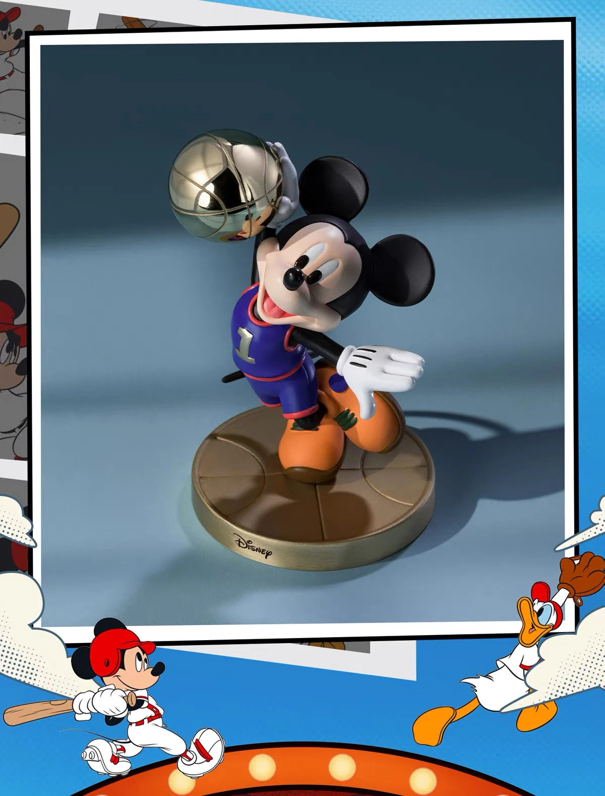 ディズニー ミッキーマウス スタチュー スポーツシリーズ バスケットボール Ver.