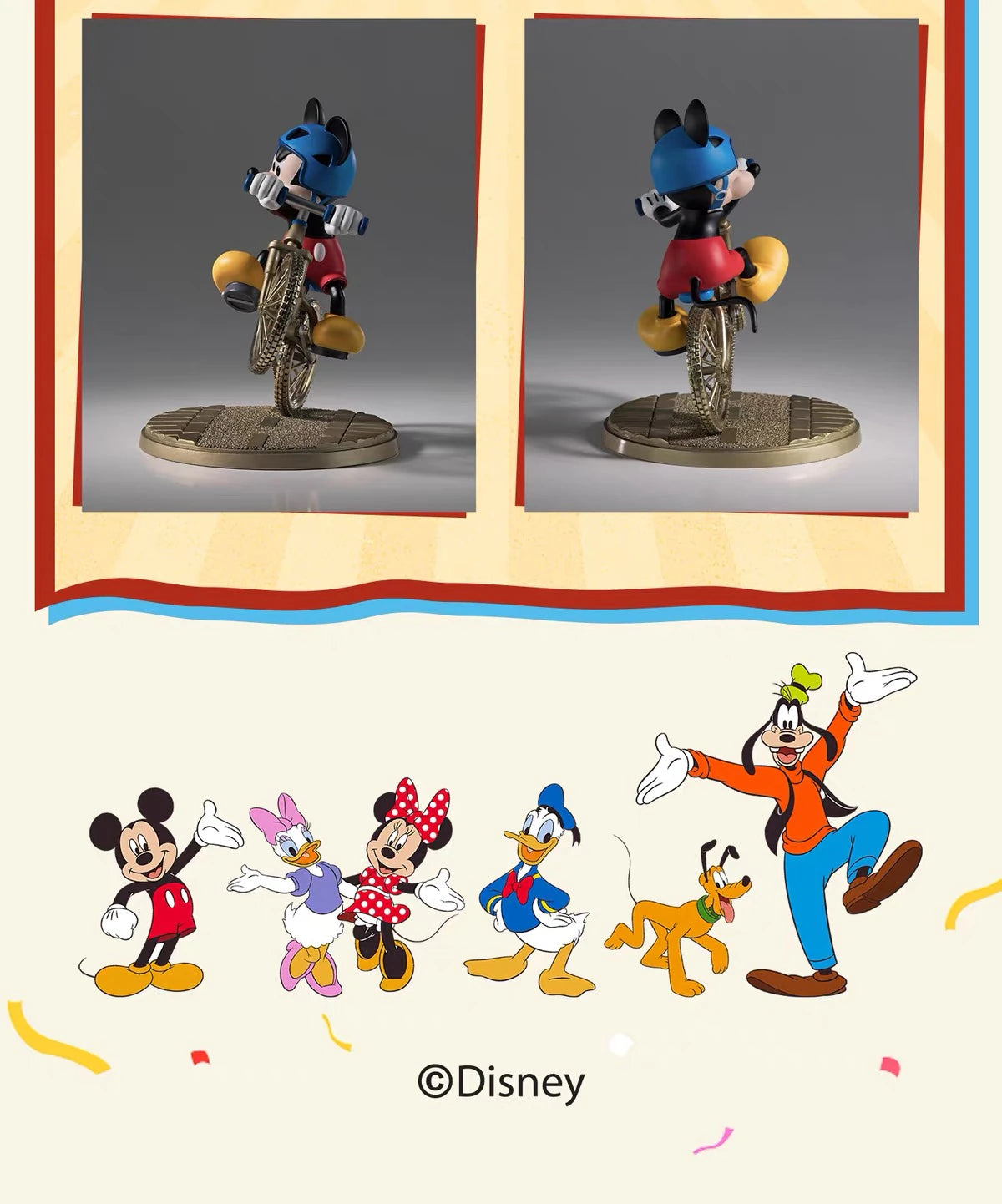 ディズニー ミッキーマウス スタチュー スポーツシリーズ サイクリング Ver.