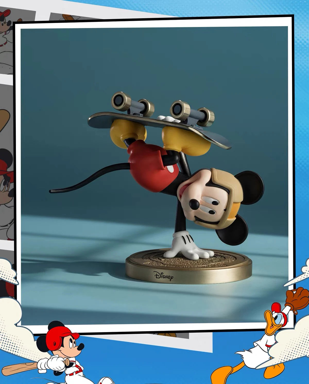 ディズニー ミッキーマウス スタチュー スポーツシリーズ スケートボード Ver.