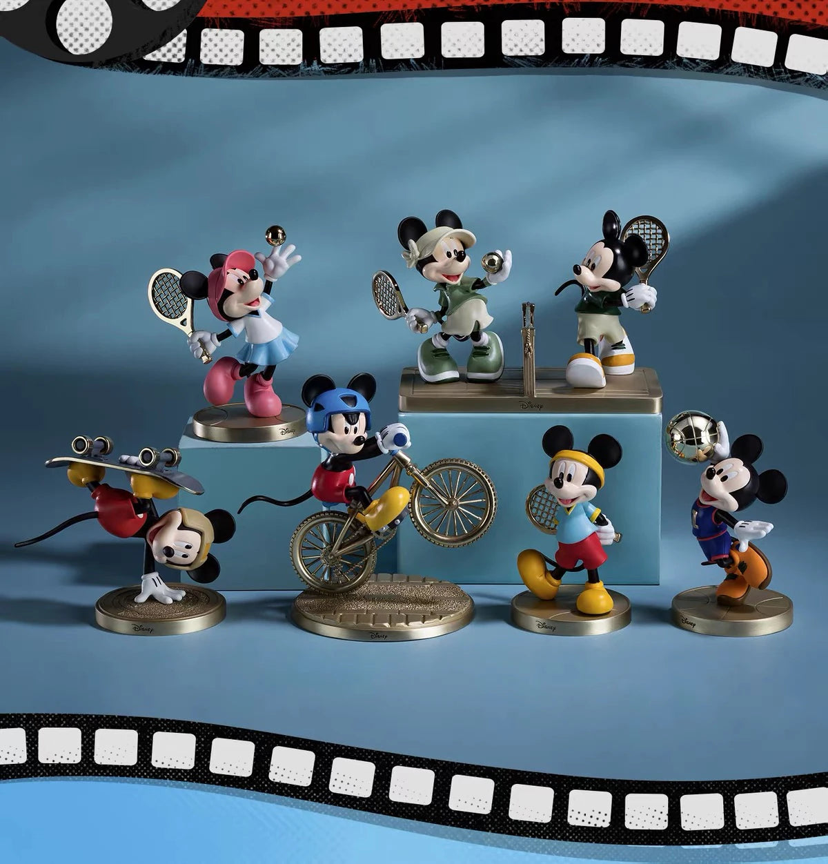 ディズニー ミッキーマウス スタチュー スポーツシリーズ テニス Ver.