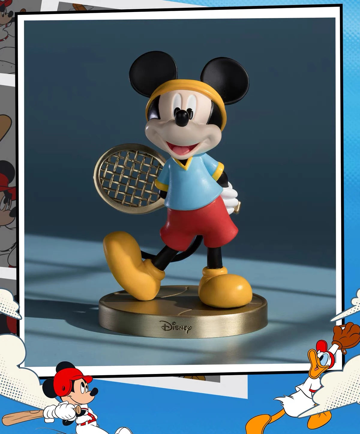 ディズニー ミッキーマウス スタチュー スポーツシリーズ テニス Ver.