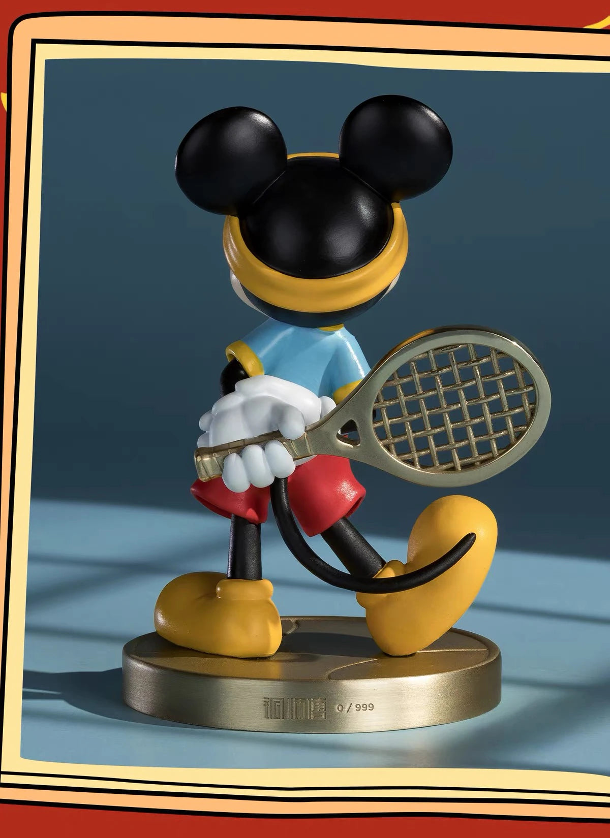 ディズニー ミッキーマウス スタチュー スポーツシリーズ テニス Ver.