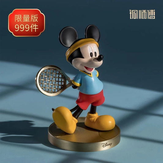 ディズニー ミッキーマウス スタチュー スポーツシリーズ テニス Ver. 斜め正面 999体限定