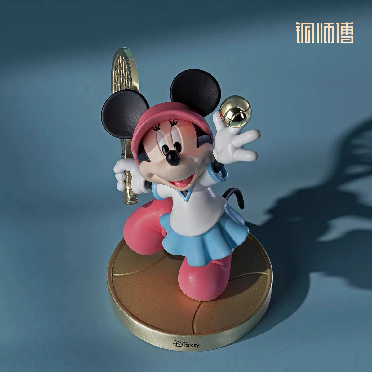ディズニー ミニーマウス スタチュー スポーツシリーズ テニス Ver. 铜师傅 上方アングル