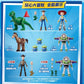 Disney Pixar Toy Story ブロックフィギュア 玩心大冒険 第1弾のラインナップ一覧。ウッディ、ジェシー、バズライトイヤー、レックス、ブルズアイ、エイリアン、シークレット仕様を紹介。
