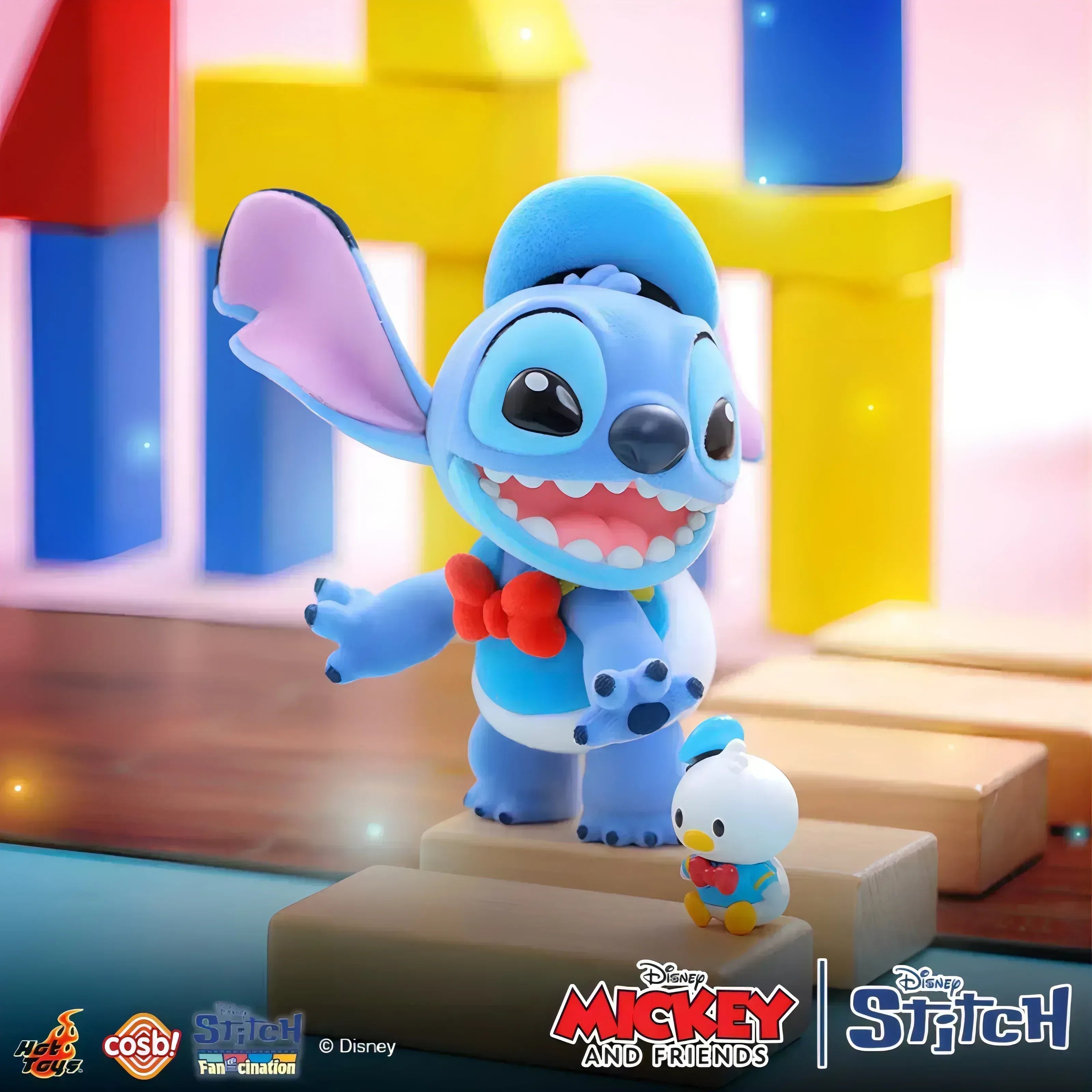 cosbi コスビ スティッチ ミッキー&フレンズ フィギュア 1BOX 8個 8個入り HotToys スティッチxミッキー＆フレンズ COSBI blindbox