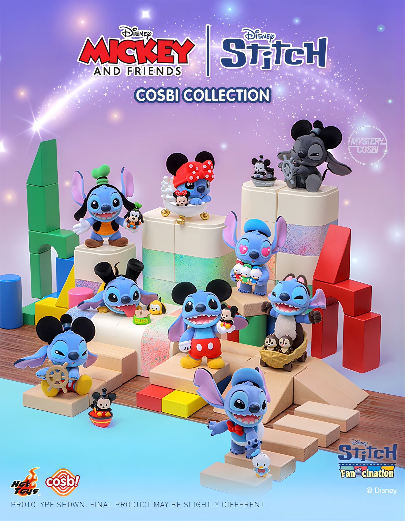 Disney スティッチ フィギュア COSBI Collection ブラインドボックス