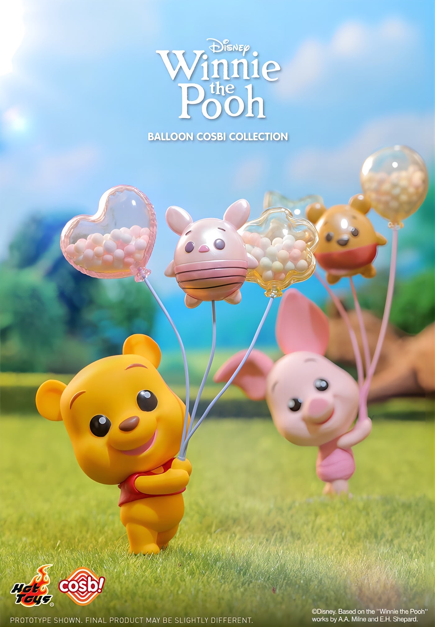 Disney くまのプーさん フィギュア Balloon COSBI Collection ブラインドボックス Hot Toys