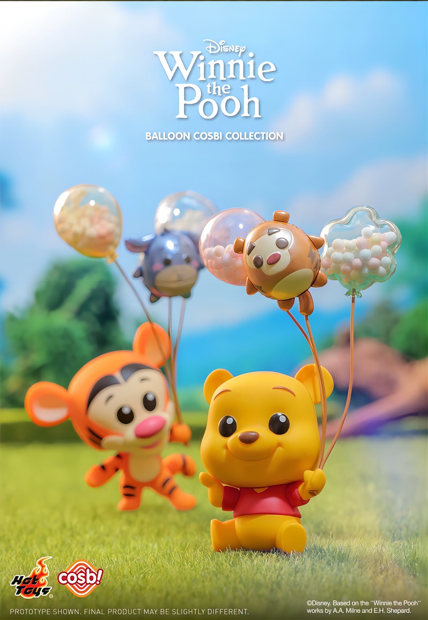 Disney くまのプーさん フィギュア Balloon COSBI Collection ブラインドボックス Hot Toys