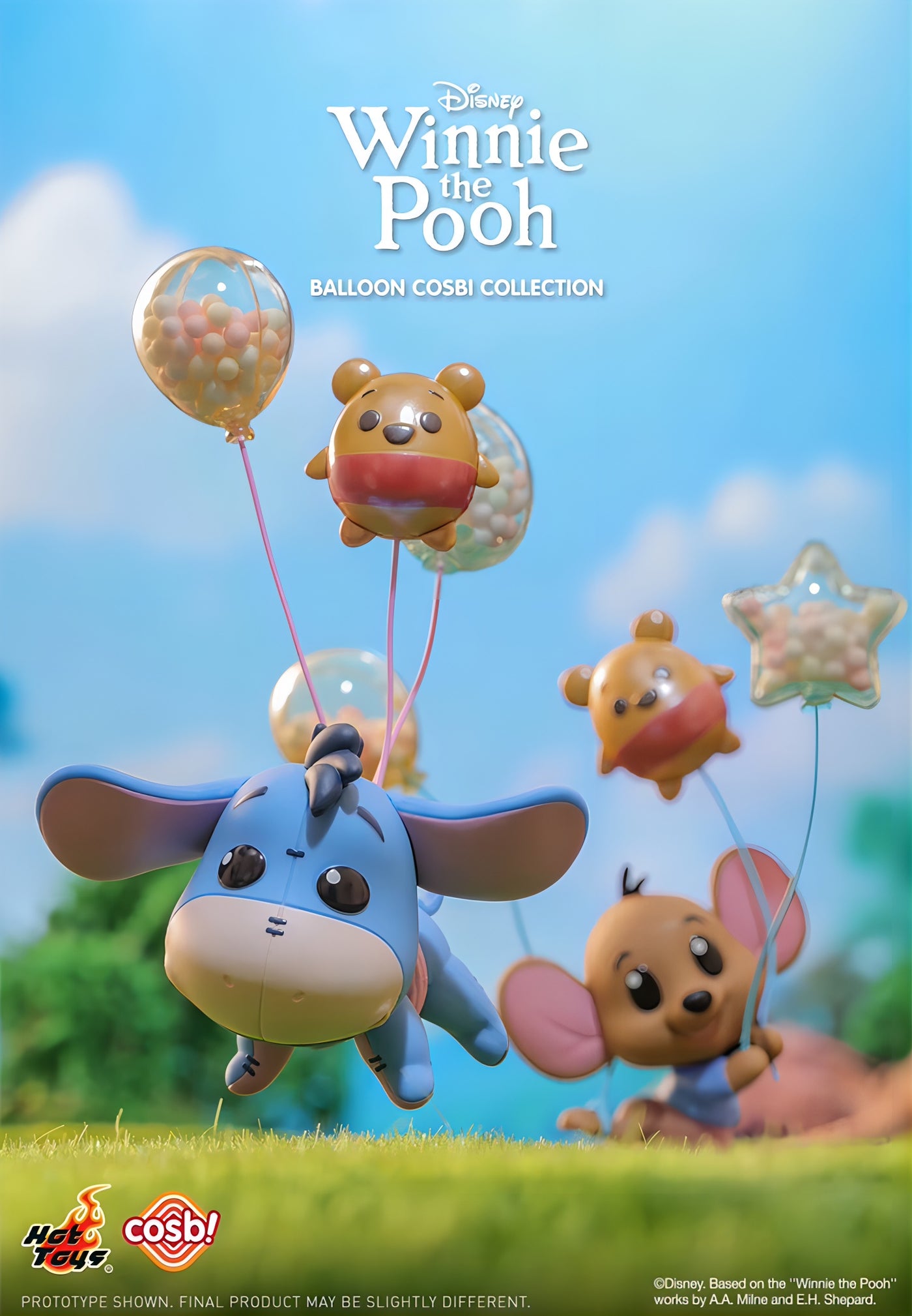 Disney くまのプーさん フィギュア Balloon COSBI Collection ブラインドボックス Hot Toys