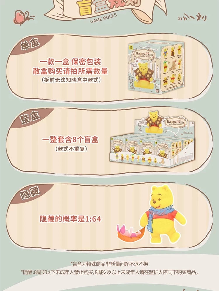 Disney Winnie the Pooh フィギュア Happy Time Series ブラインドボックス
