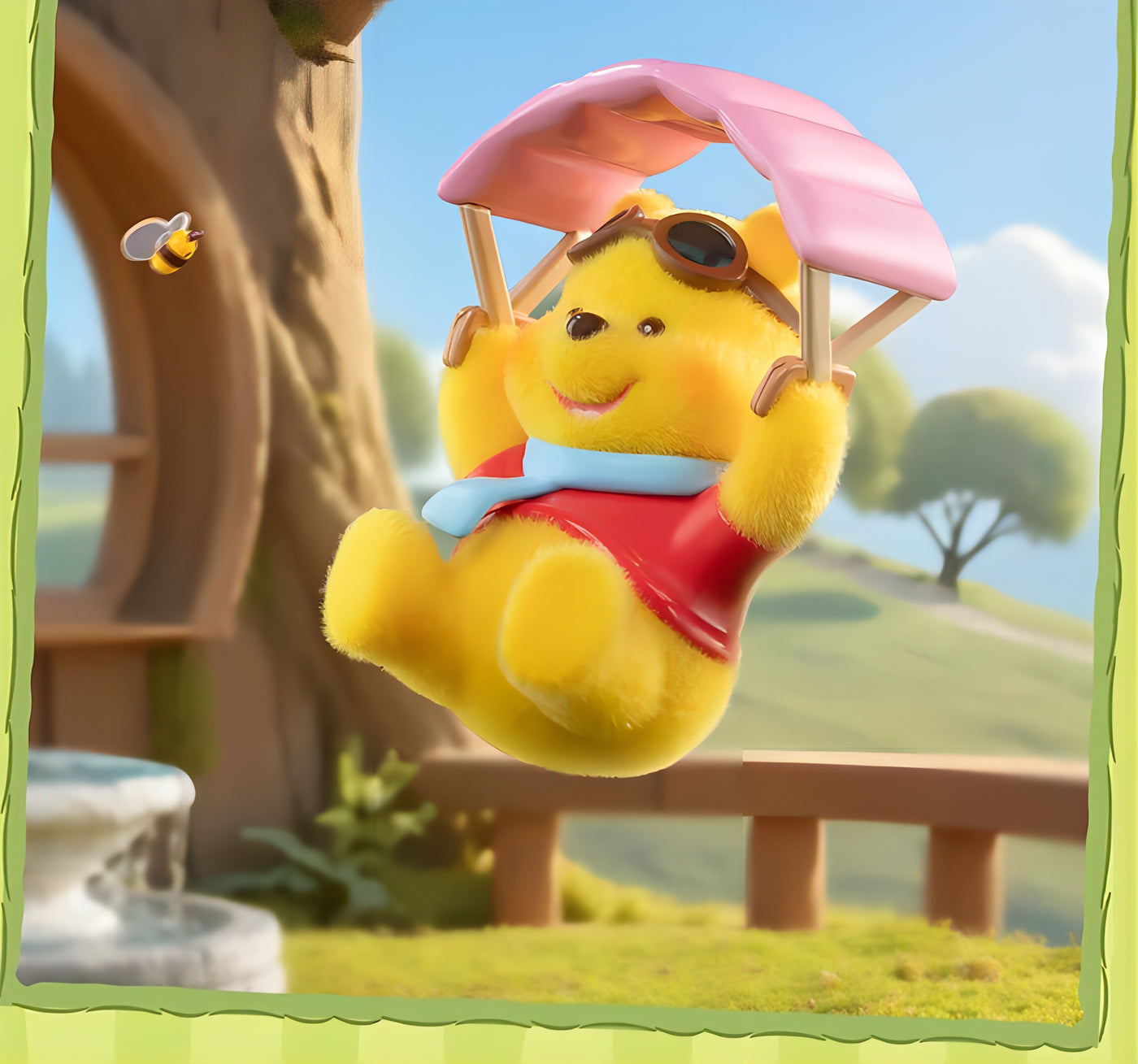 Disney くまのプーさん フィギュア Hundred Acre Wood Tree House ブラインドボックス TOP TOY