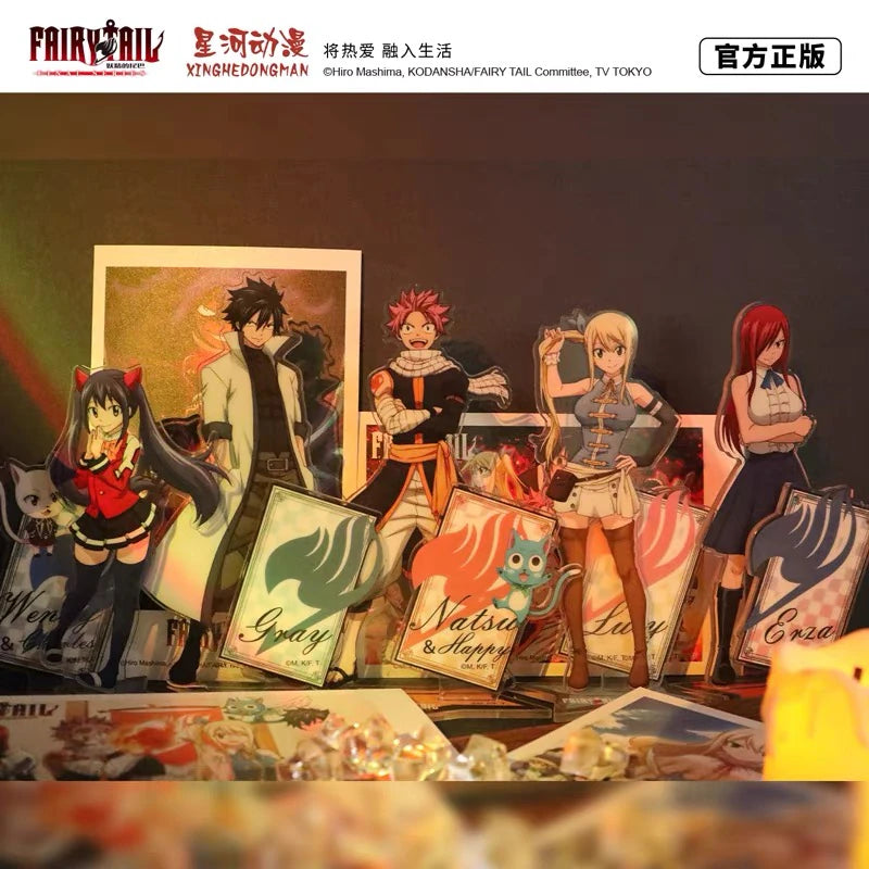 FAIRY TAIL ファイナルシリーズ アクリルスタンド 星河動漫 全5種を並べたディスプレイイメージ