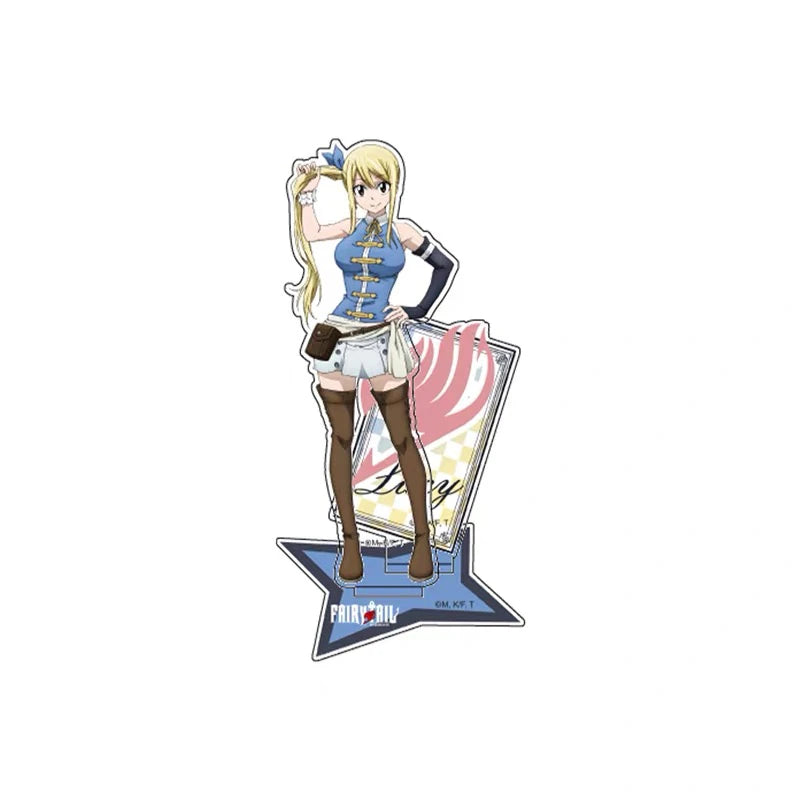 FAIRY TAIL ファイナルシリーズ アクリルスタンド 星河動漫 ルーシィの正面デザインと星形台座