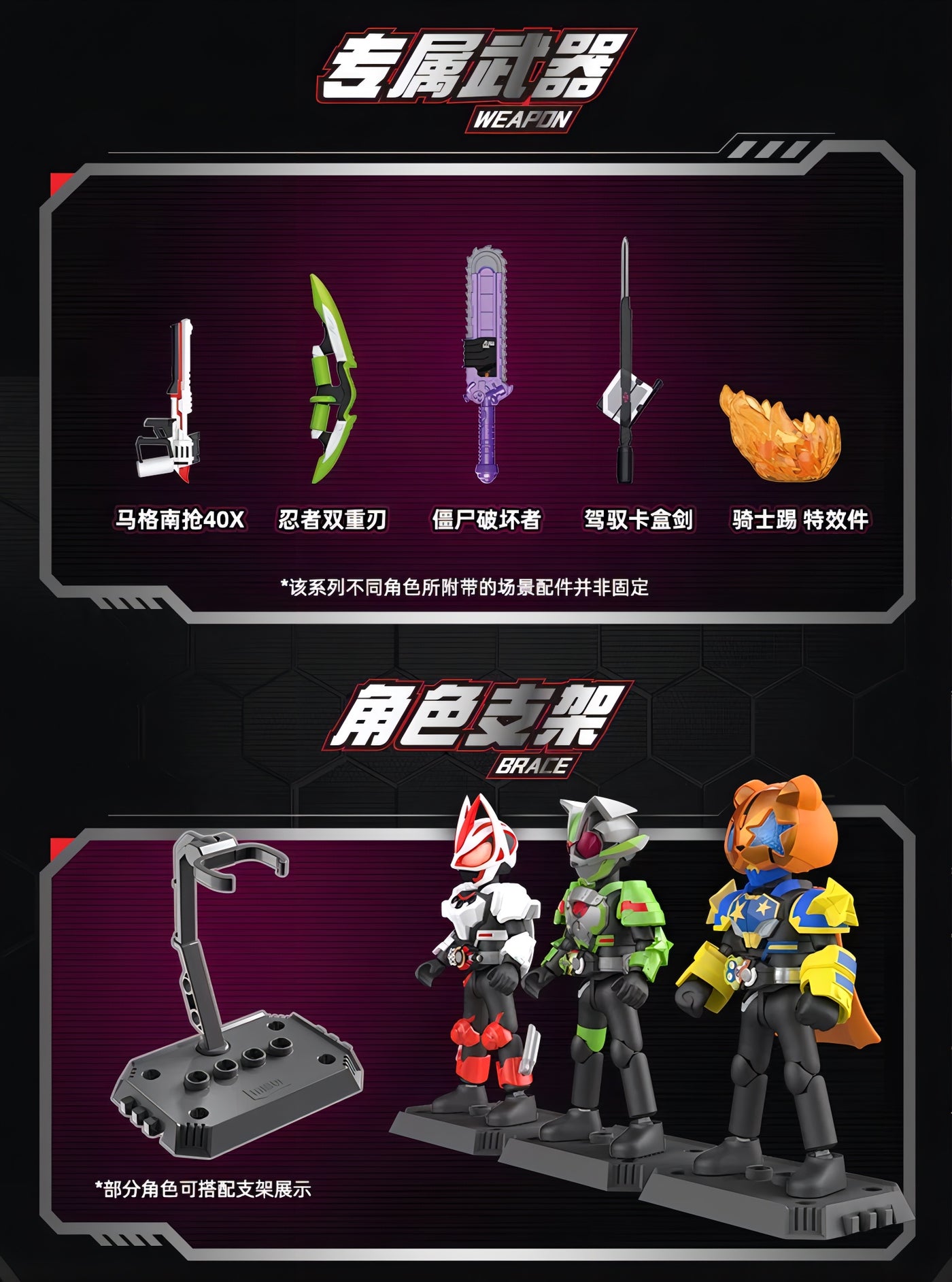 仮面ライダー ブロックフィギュア エポック 群星版 第1弾 高光時刻 ブラインドボックス