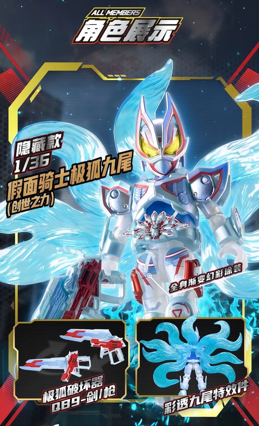 仮面ライダー ブロックフィギュア エポック 群星版 第6弾 創世神話 ブラインドボックス